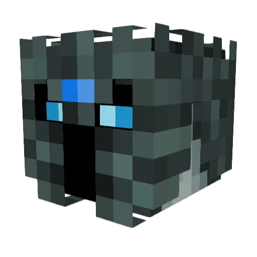 SupaKat98 Minecraft avatar head, 3D render
