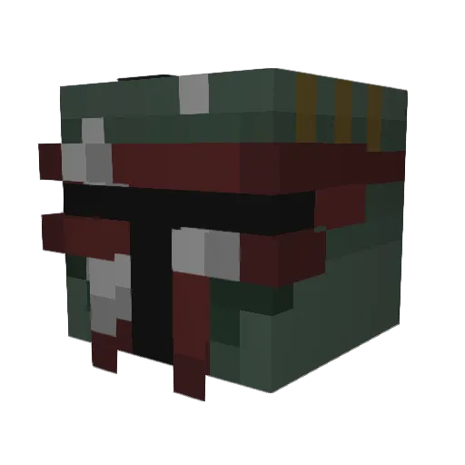 SupaMario2024 Minecraft avatar head, 3D render