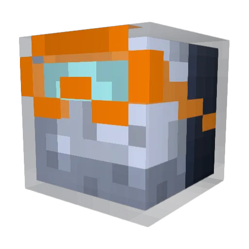 SupaMoon Minecraft avatar head, 3D render