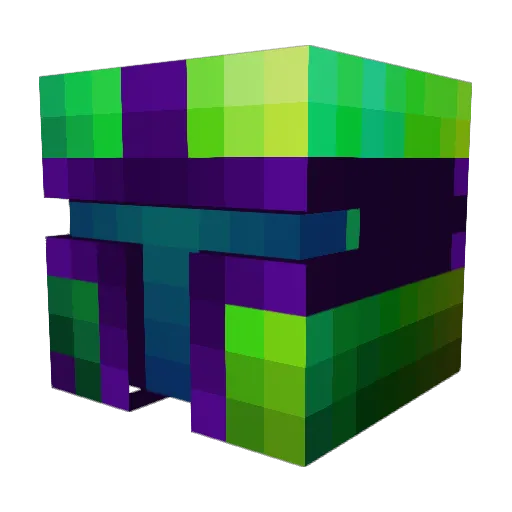 Supa_Jacked Minecraft avatar head, 3D render