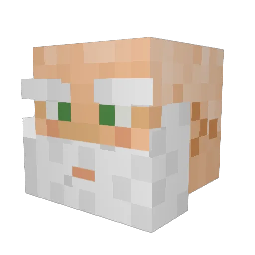 Supa_Rat04 Minecraft avatar head, 3D render