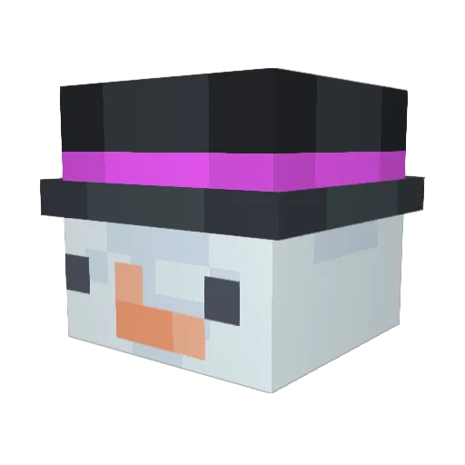 SupeRLuminaL4 Minecraft avatar head, 3D render