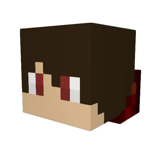 SupeR_Snoen Minecraft avatar head, 3D render