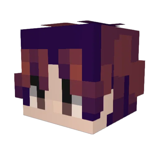 SupeRetz Minecraft avatar head, 3D render