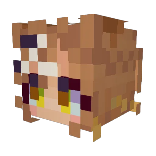 Super0of4 Minecraft avatar head, 3D render