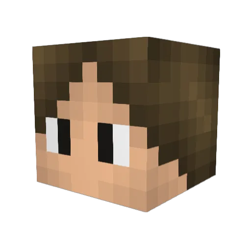 Super108103 Minecraft avatar head, 3D render