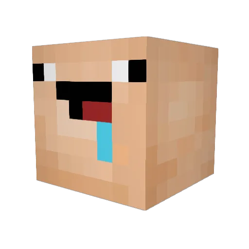 SuperAlexxx Minecraft avatar head, 3D render