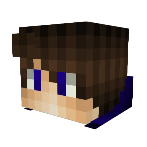 SuperArthurLD Minecraft avatar head, 3D render