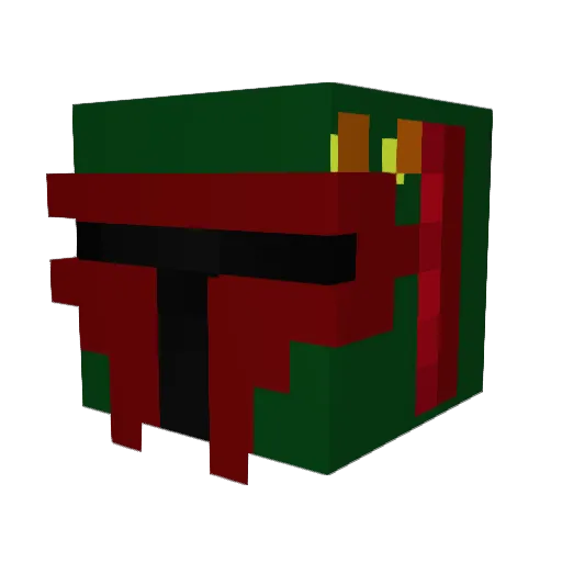 SuperBetic Minecraft avatar head, 3D render