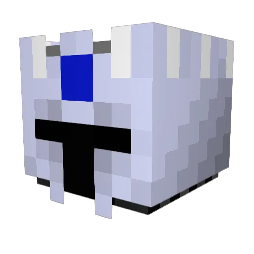 SuperBlueMonkey Minecraft avatar head, 3D render