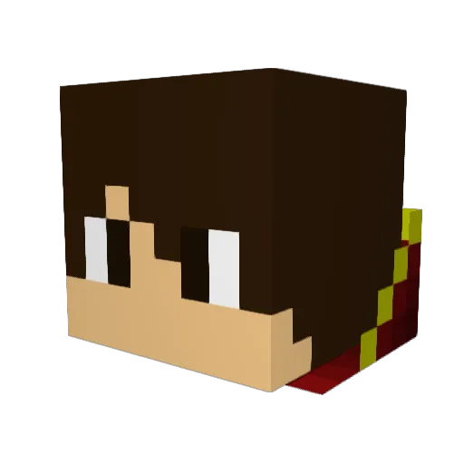 SuperBoi7 Minecraft avatar head, 3D render