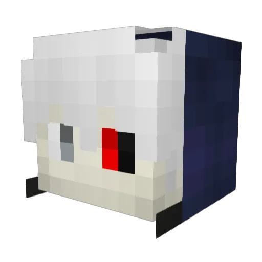 SuperBoiPrime Minecraft avatar head, 3D render