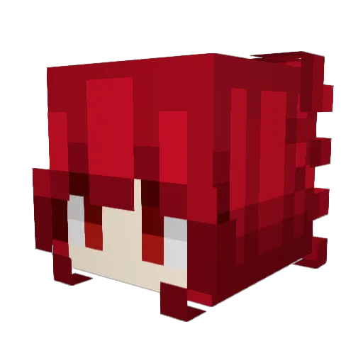 SuperBowserSpike Minecraft avatar head, 3D render