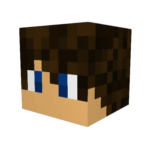 SuperBoy96 Minecraft avatar head, 3D render