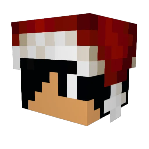 SuperBoy_Gamer99 Minecraft avatar head, 3D render