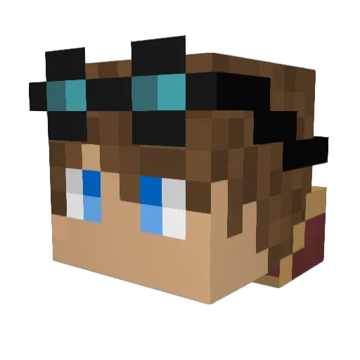 SuperBrawlr5788 Minecraft avatar head, 3D render
