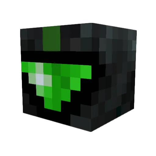 SuperCabbageMan Minecraft avatar head, 3D render
