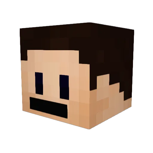 SuperChicken101 Minecraft avatar head, 3D render