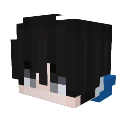 SuperCo00018 Minecraft avatar head, 3D render