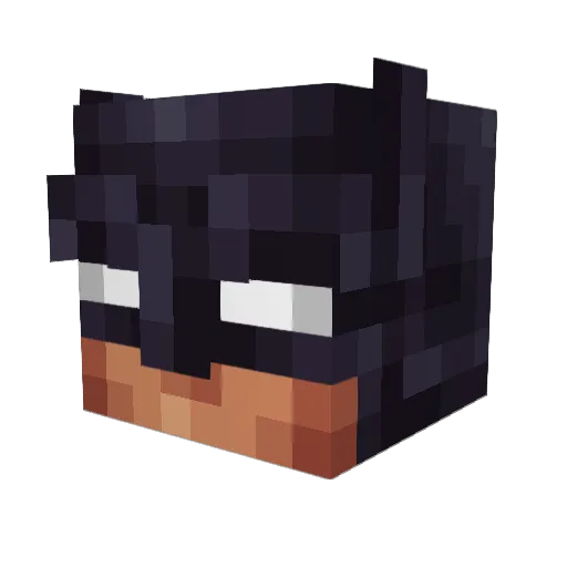 SuperCoolAndyMan Minecraft avatar head, 3D render