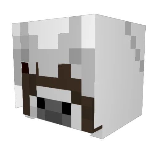 SuperCowSlap Minecraft avatar head, 3D render