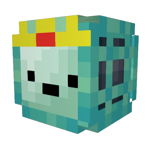 SuperCreater_K Minecraft avatar head, 3D render