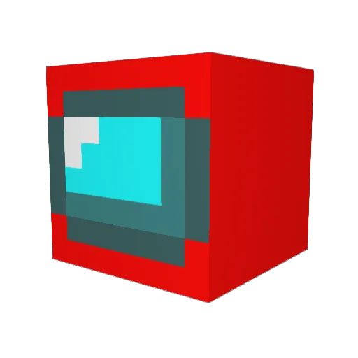 SuperCruzy Minecraft avatar head, 3D render
