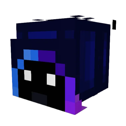 SuperDad69 Minecraft avatar head, 3D render