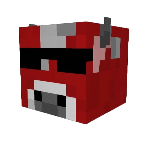 SuperDerpGuy111 Minecraft avatar head, 3D render