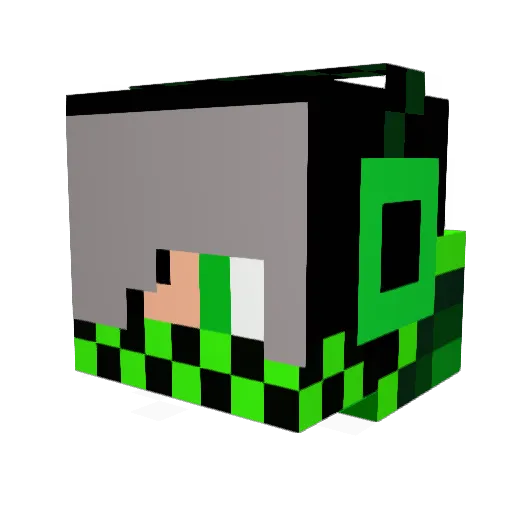 SuperDoggy05 Minecraft avatar head, 3D render