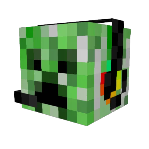 SuperDylanDude Minecraft avatar head, 3D render