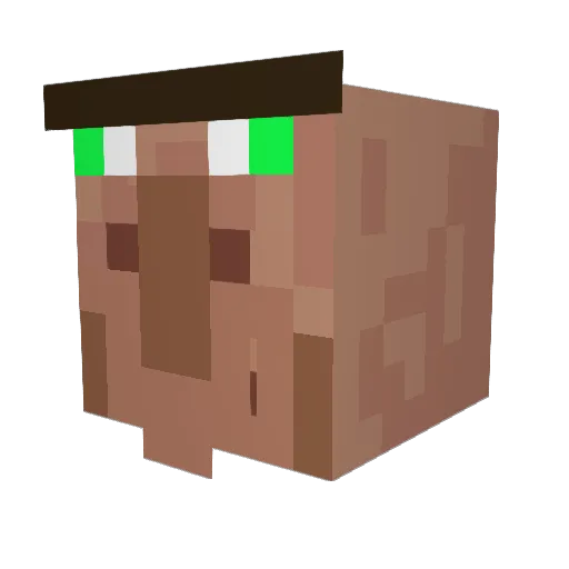 SuperEllie8061 Minecraft avatar head, 3D render