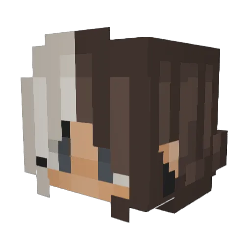 SuperEmzy07 Minecraft avatar head, 3D render