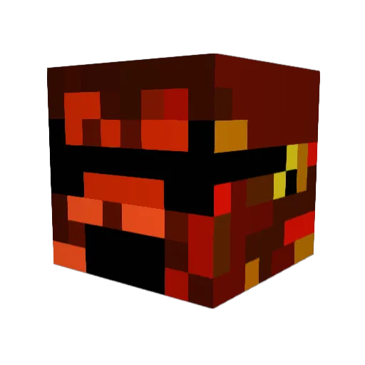 SuperFerno Minecraft avatar head, 3D render