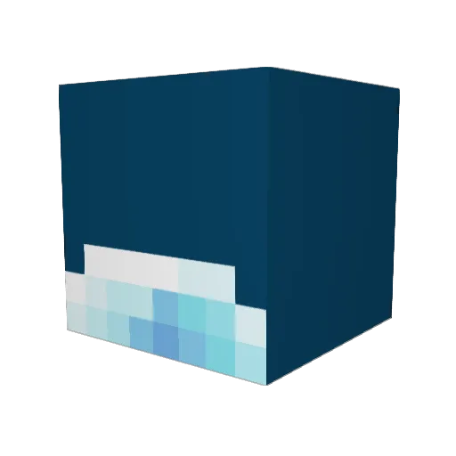 SuperFrode Minecraft avatar head, 3D render
