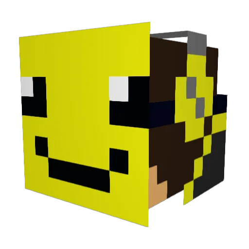 SuperGamer27101 Minecraft avatar head, 3D render