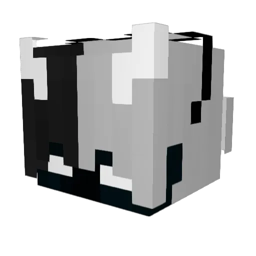 SuperGnomo Minecraft avatar head, 3D render