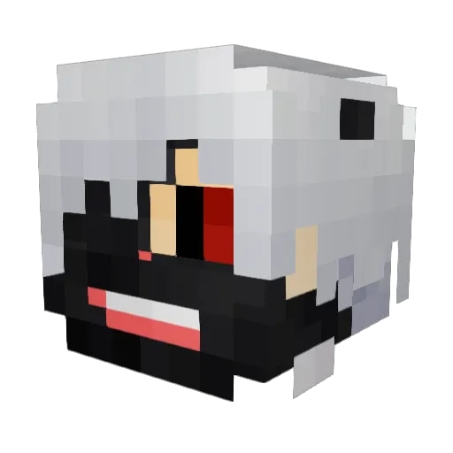 SuperGoriIla Minecraft avatar head, 3D render