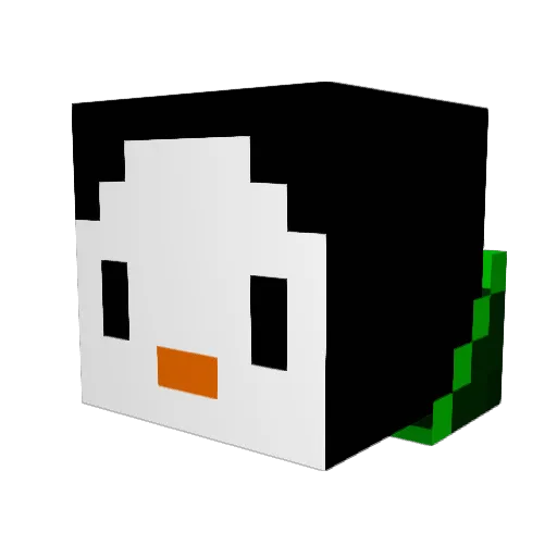SuperGroot5675 Minecraft avatar head, 3D render