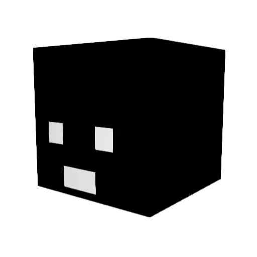 SuperGuy2589 Minecraft avatar head, 3D render