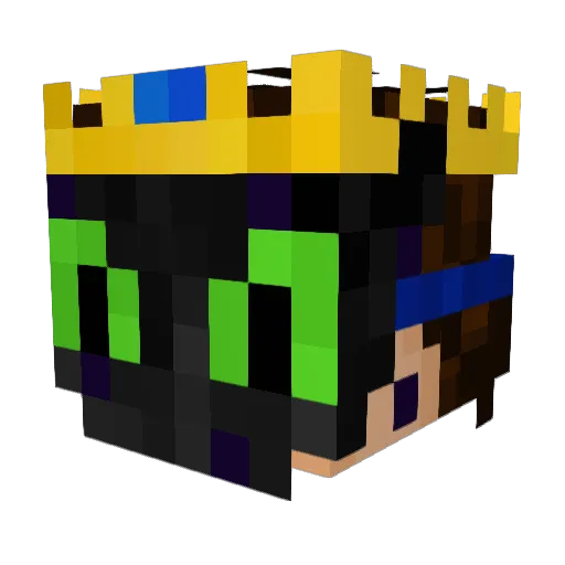 SuperJboss09 Minecraft avatar head, 3D render