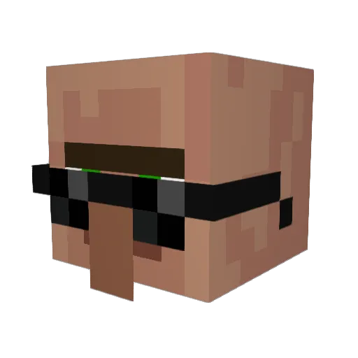 SuperJosh17 Minecraft avatar head, 3D render