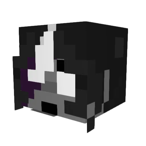 SuperKamiRoshi Minecraft avatar head, 3D render