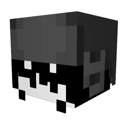 SuperKarter Minecraft avatar head, 3D render