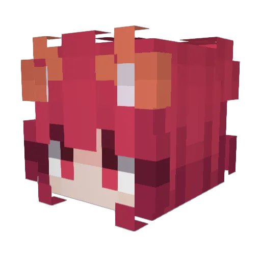 SuperKenthor Minecraft avatar head, 3D render
