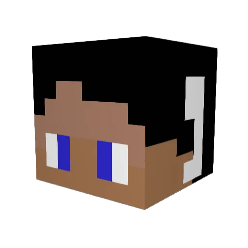 SuperKing1111111 Minecraft avatar head, 3D render