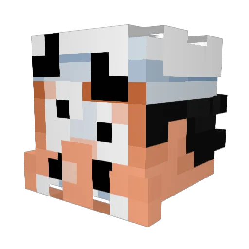 SuperKirbylover Minecraft avatar head, 3D render