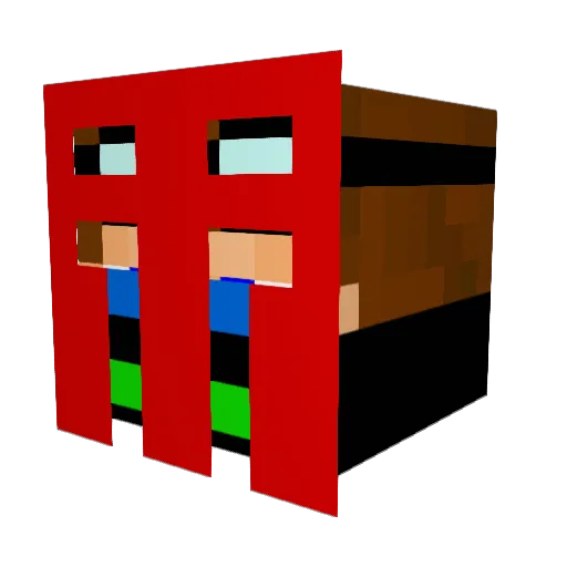 SuperKyle47 Minecraft avatar head, 3D render