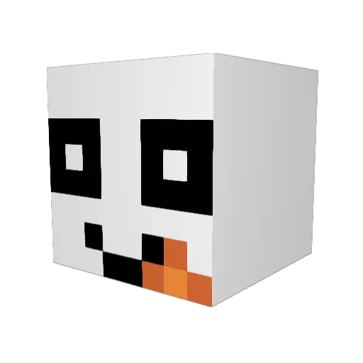 SuperLegendJodi Minecraft avatar head, 3D render