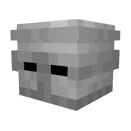 SuperLij Minecraft avatar head, 3D render